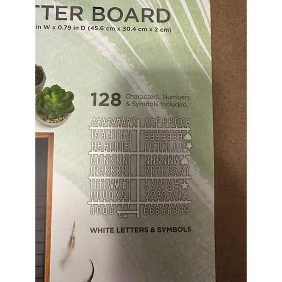 NEW Core Home Letter Board wall display 128 pcs. 18 x 12 classroom CAFE Sign - Picture 4 of 4